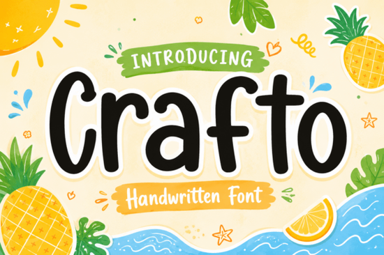 Crafto Font